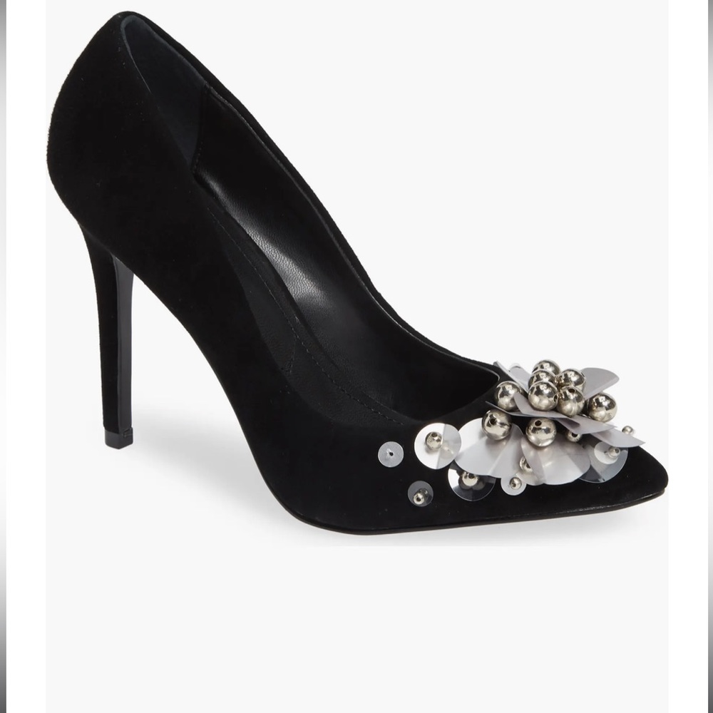 Charles by Charles David Preston Pump Heel Black Suede